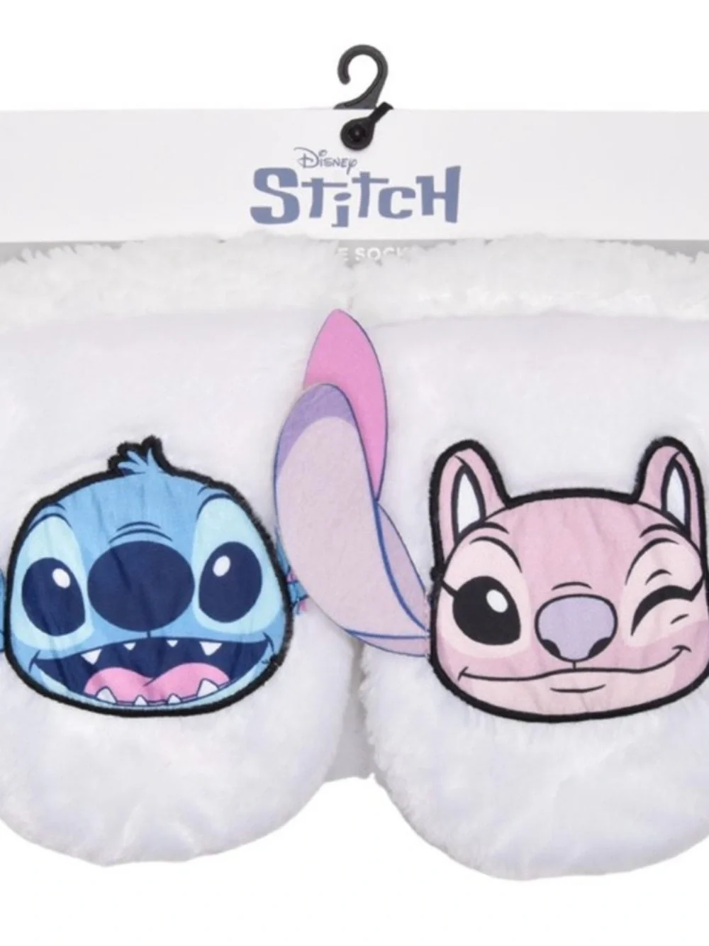 BRAND NEW Disney Stitch & Angel THICK Plush Home Socks Size 4-10